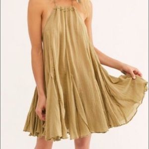 Free People - olive dress